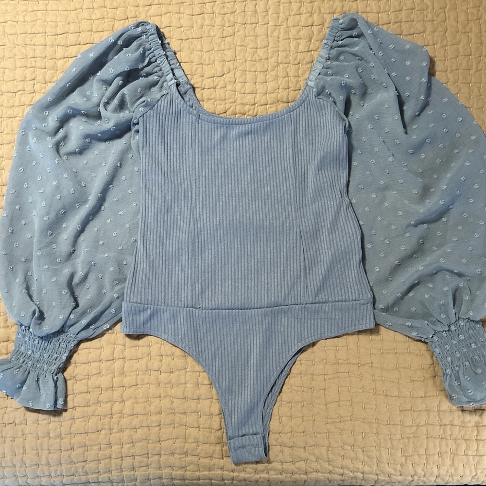 PROMESA Off the Shoulder Ribbed Bodysuit